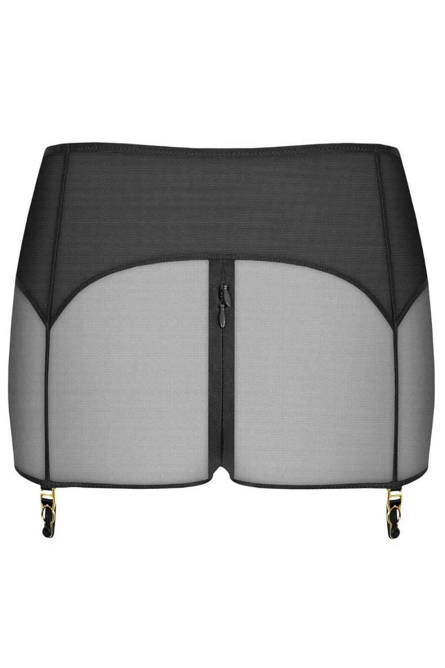 Maison Close Black L'Amoureuse Zip Shorty - Stylish & Seductive Lingerie