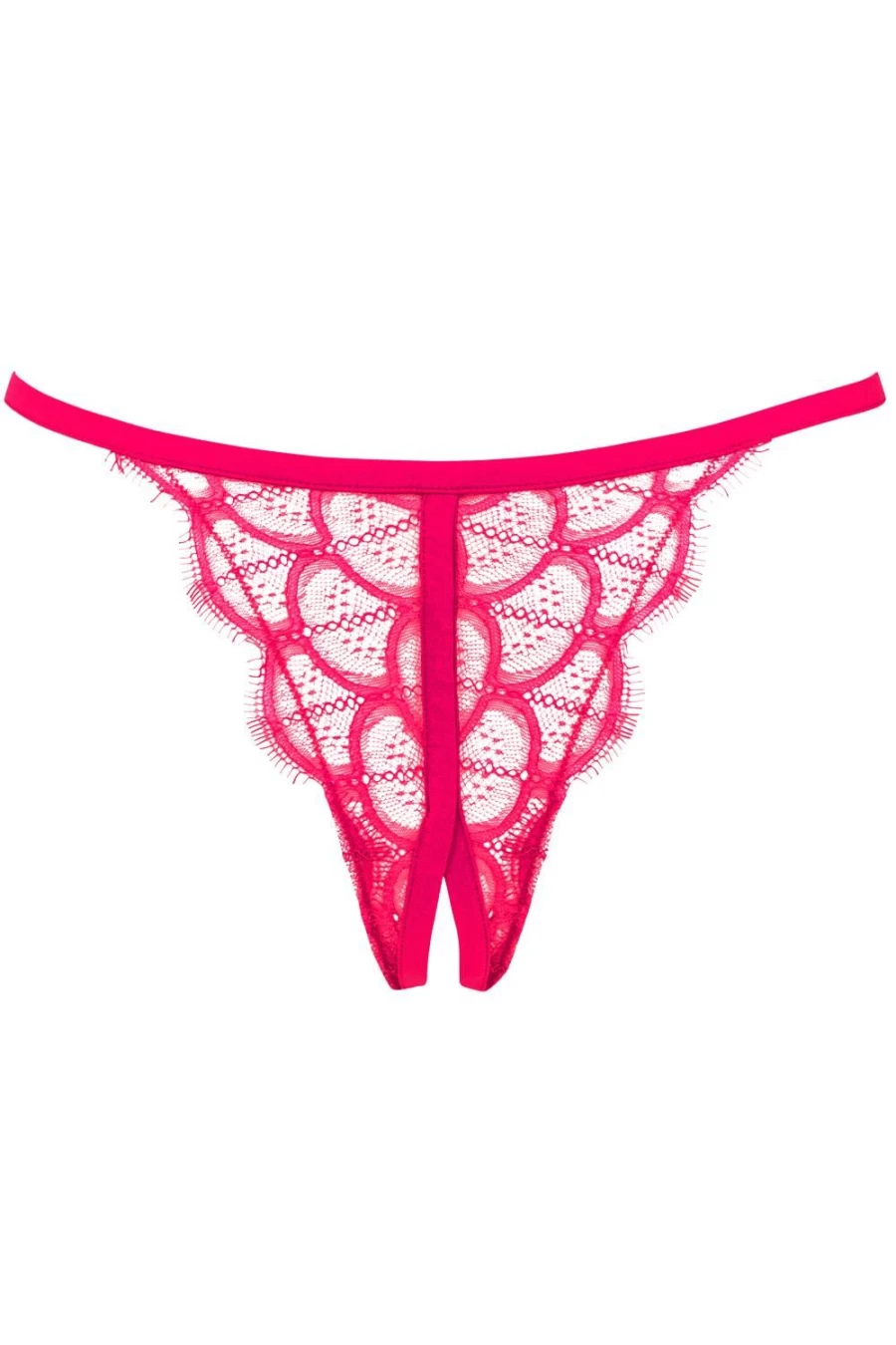 Atelier Amour Mystic Shadow Open Thong in Pink - Sensual Lingerie for Women