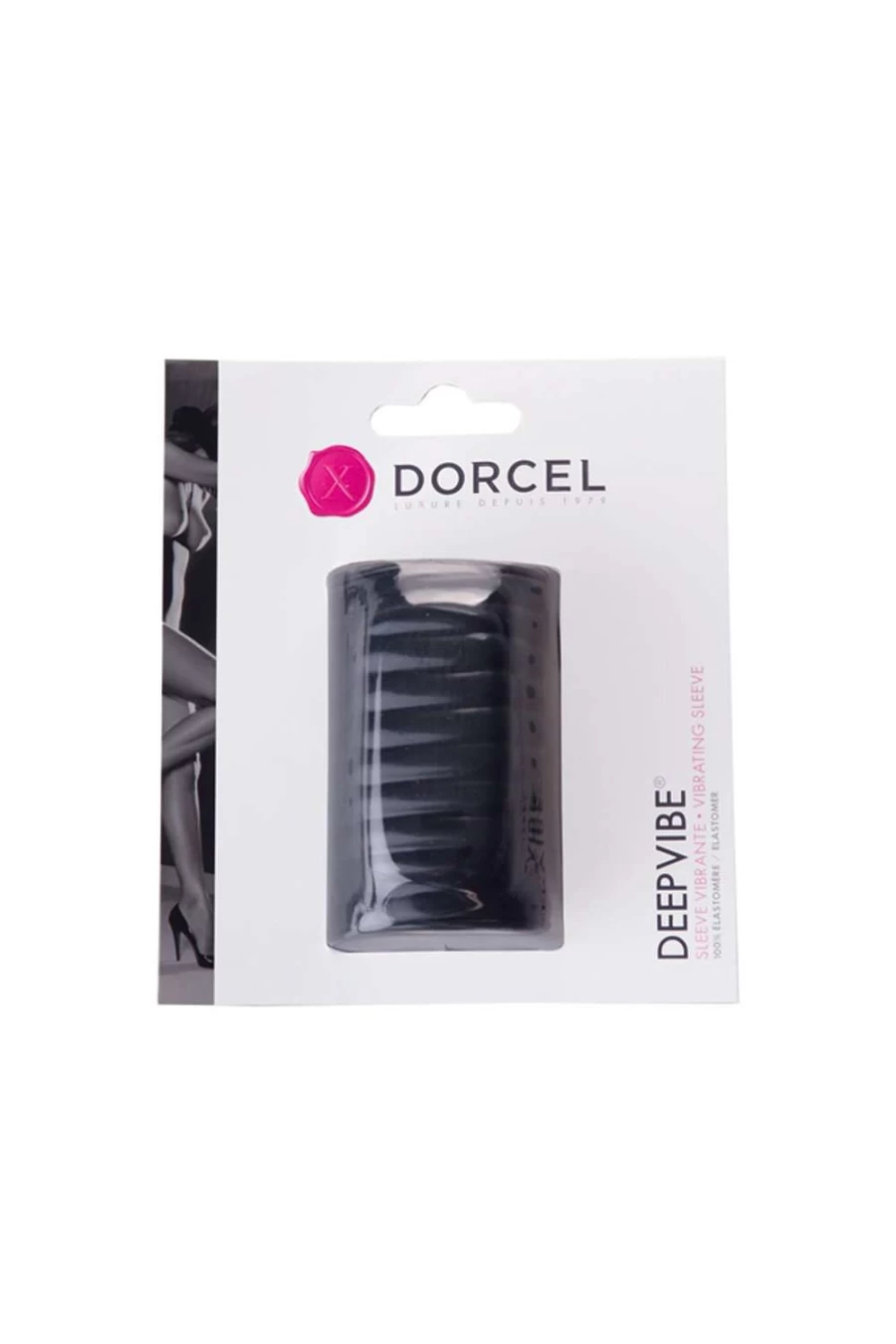 Dorcel Grey G-Spot Vibrating Sleeve - Intense Deep Vibe Stimulator for Enhanced Pleasure
