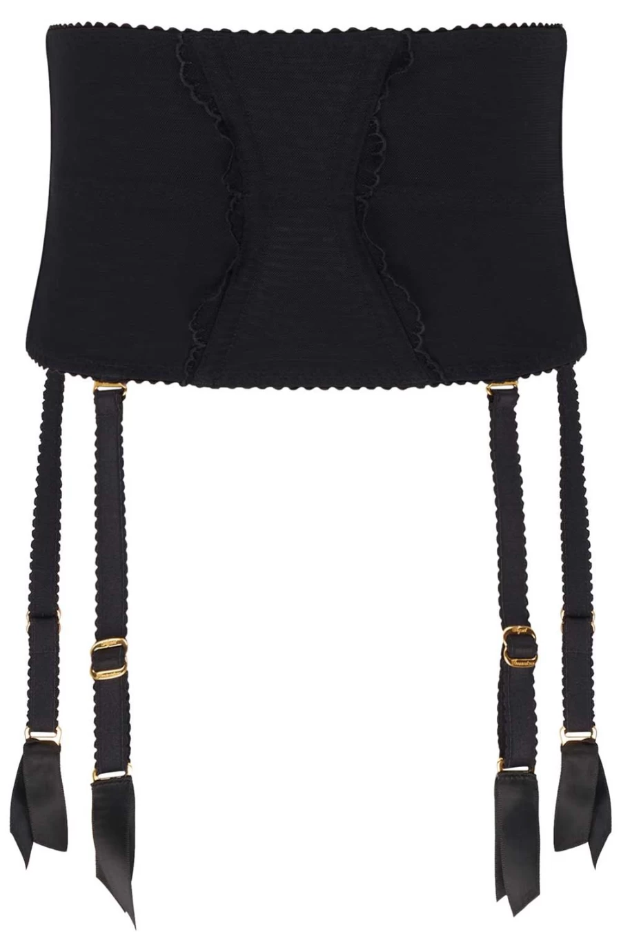 Agent Provocateur Black Sara Waspie Lingerie Set