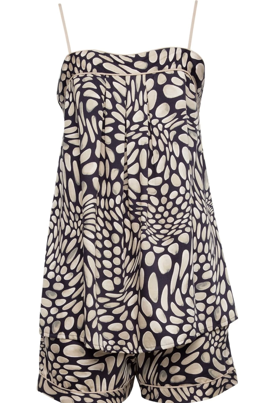 Fable & Eve Carnaby Pebble Print Cami and Short Set in Multi Color