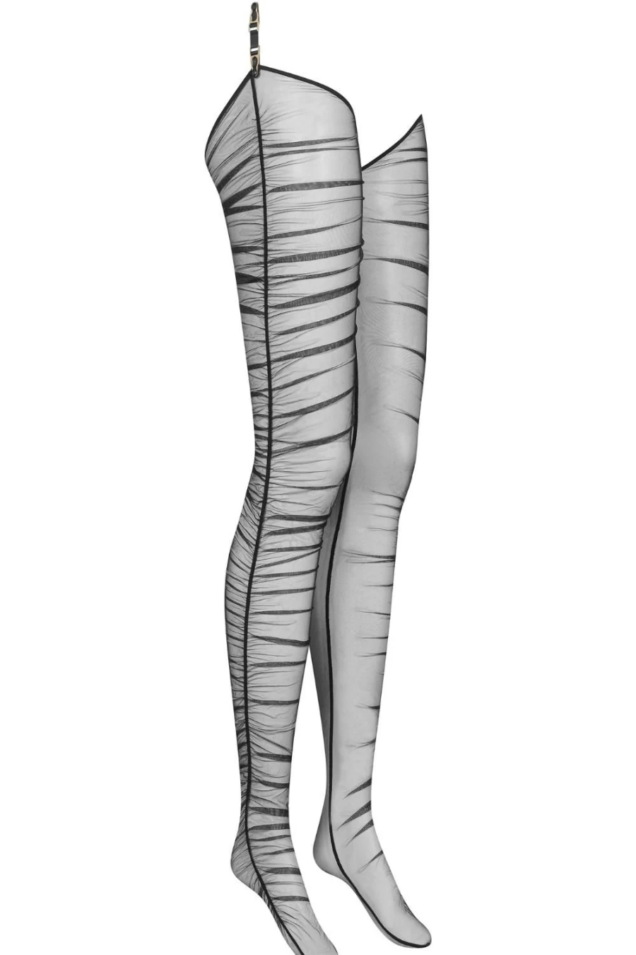 Maison Close Black Nuit Fauve Stockings - Luxury Hosiery