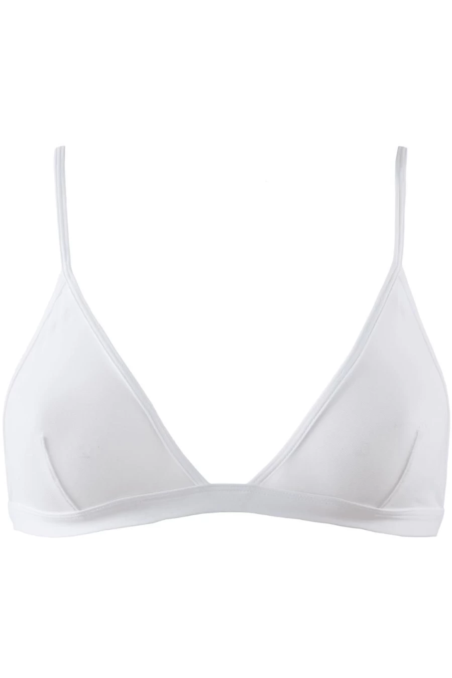 Maison Close White Pure Tentation Triangle Bra - Lace Lingerie Bralette