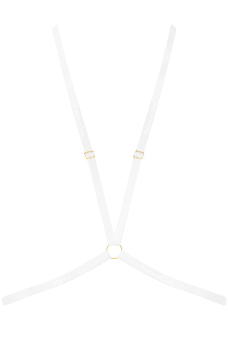 "Maison Close White Signature Harness – Premium Fashion Accessory"