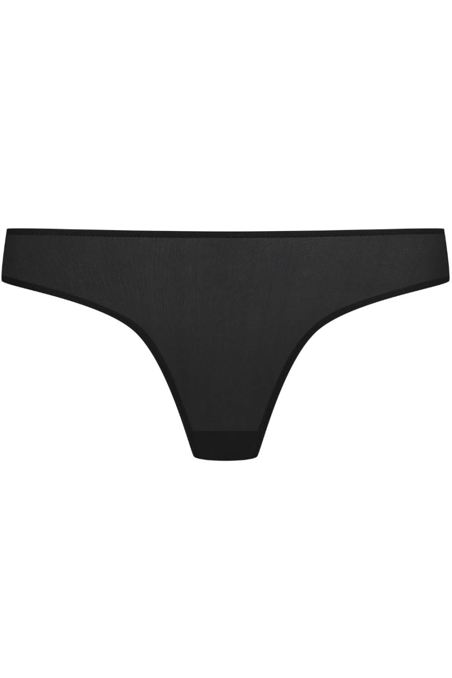 Maison Close Black Nuit Fauve Pleated Back Brief Lingerie