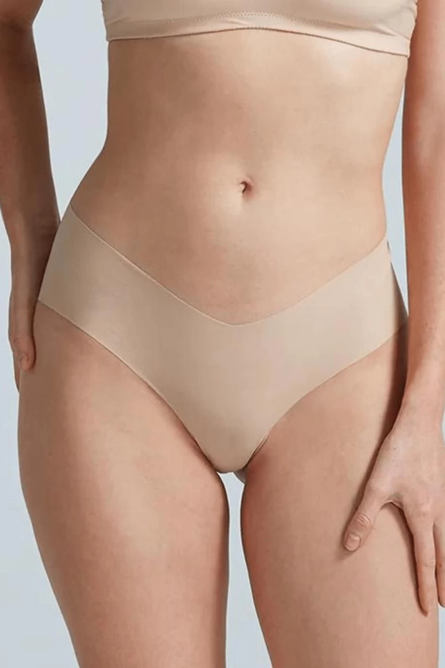Commando Classic Beige Solid Girls Shorts - Comfortable & Stylish