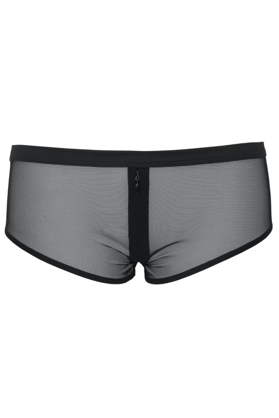 Maison Close Black Pure Tentation Zip Shorty Lingerie