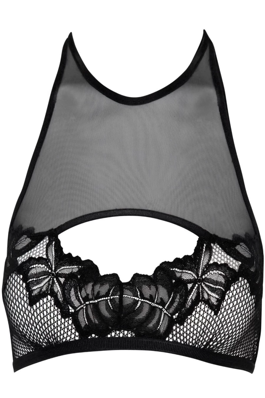 Black Halterneck Bra by Bracli - London-Inspired Elegance
