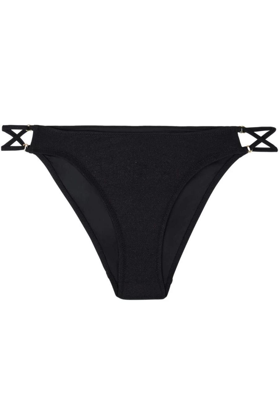 Aubade Black Sand Summer Glow Mini-Coeur Bikini Bottom - High-Waisted Swimwear for Women