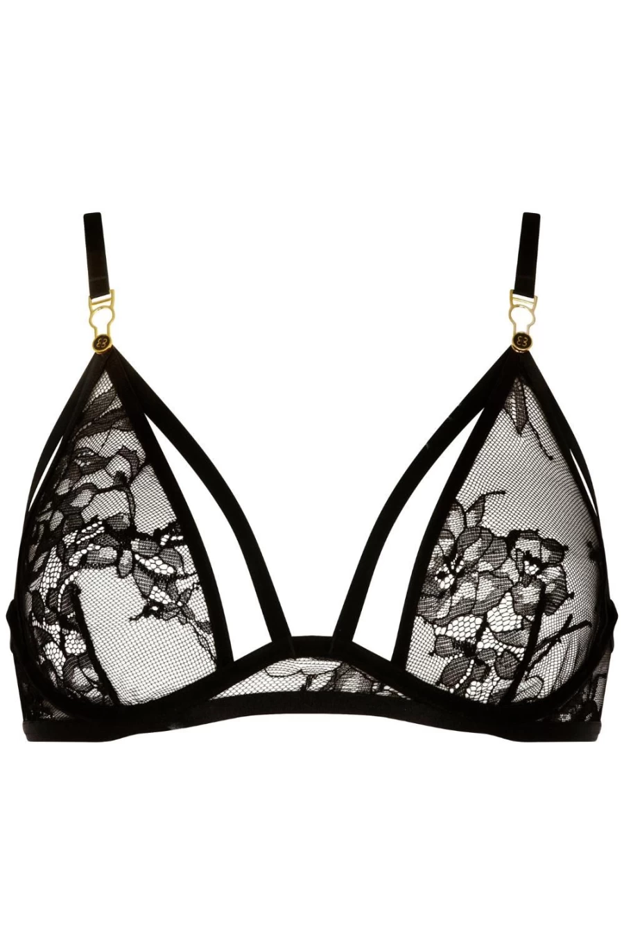 Atelier Amour Divine Promesse Black Lace Wire Bra - Elegant & Supportive Underwear