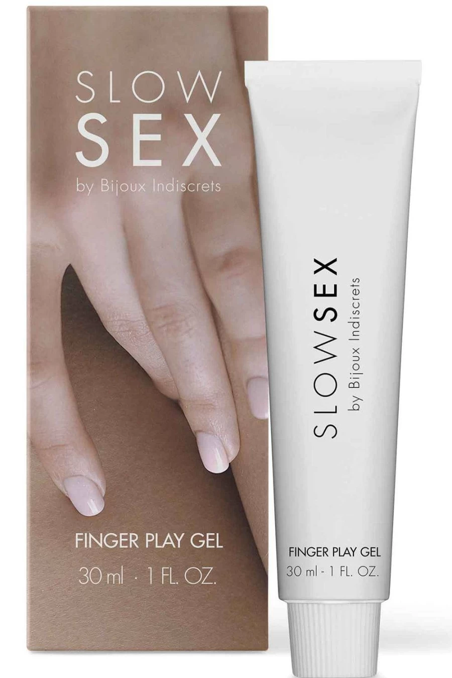 Bijoux Indiscrets Slow Sex Kissable Finger Play Gel - 30ml Sensual Touch Enhancer for Intimate Play