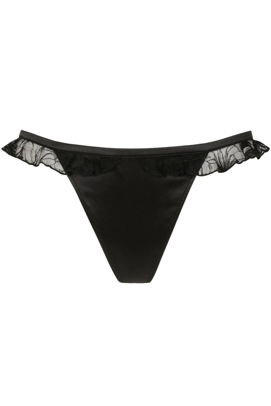 Atelier Amour Nuit A Broadway Tanga Thong - Black Lingerie for Women