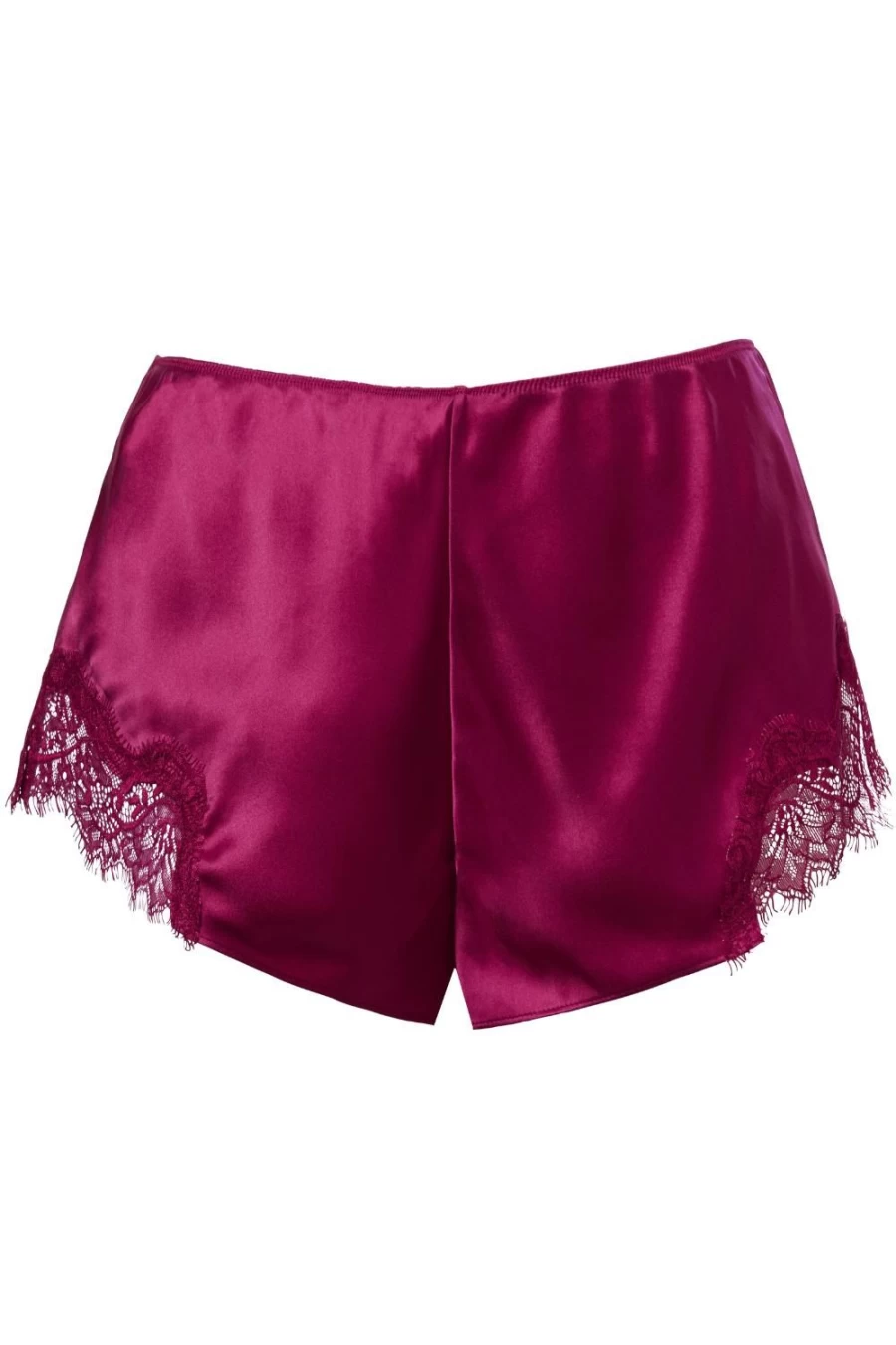 Sainted Sisters Scarlett Silk French Knicker - Raspberry Luxury Lingerie