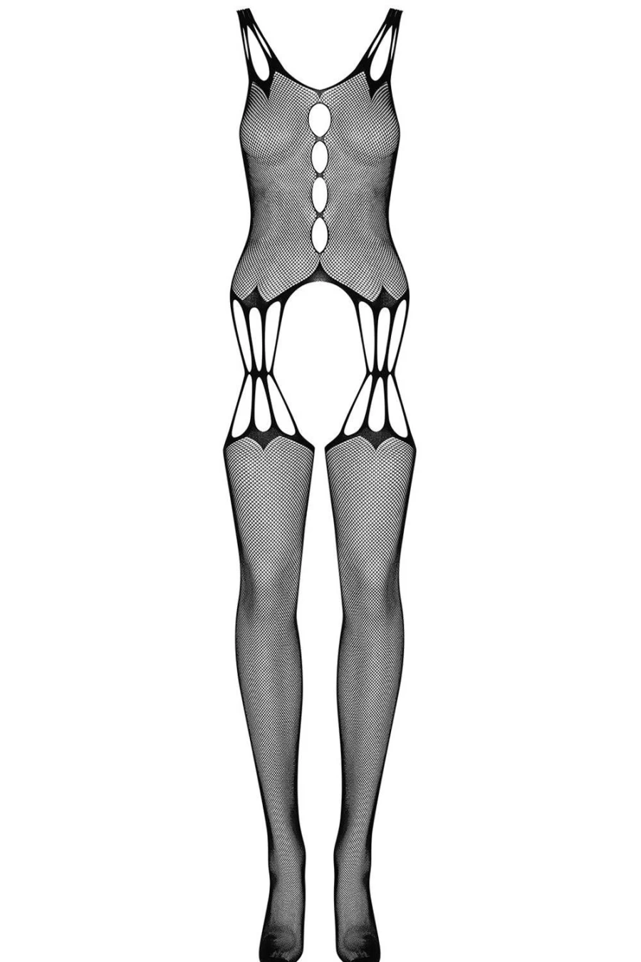 Obsessive G321 Black Bodystocking - Stretchable Lingerie for Women