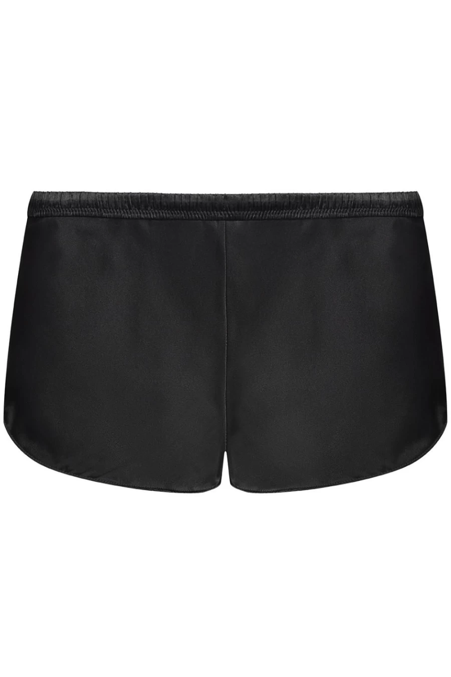Maison Close Black Rendez-Vous Silk Shorty - Luxurious Lingerie