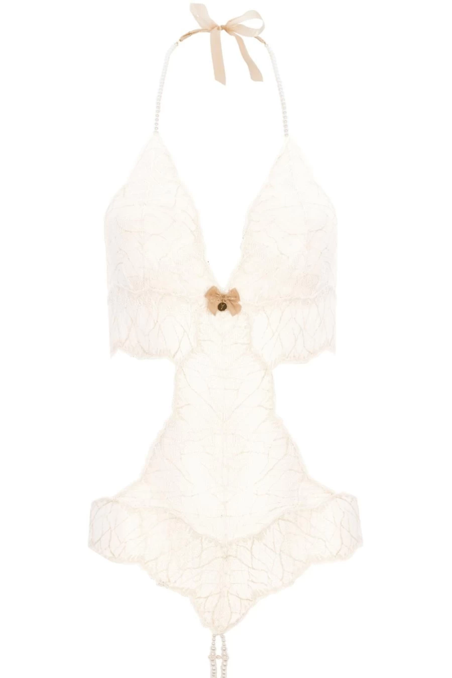 Bracli Ivory Sydney Double Pearl Body Necklace - Elegant Pearl Jewelry for Women