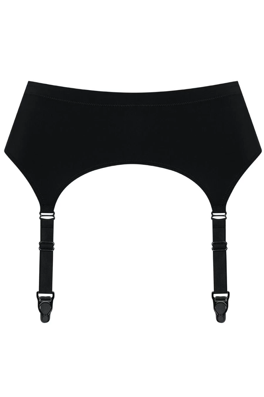 Maison Close Black Pure Tentation Suspender - Elegant Lingerie Accessory