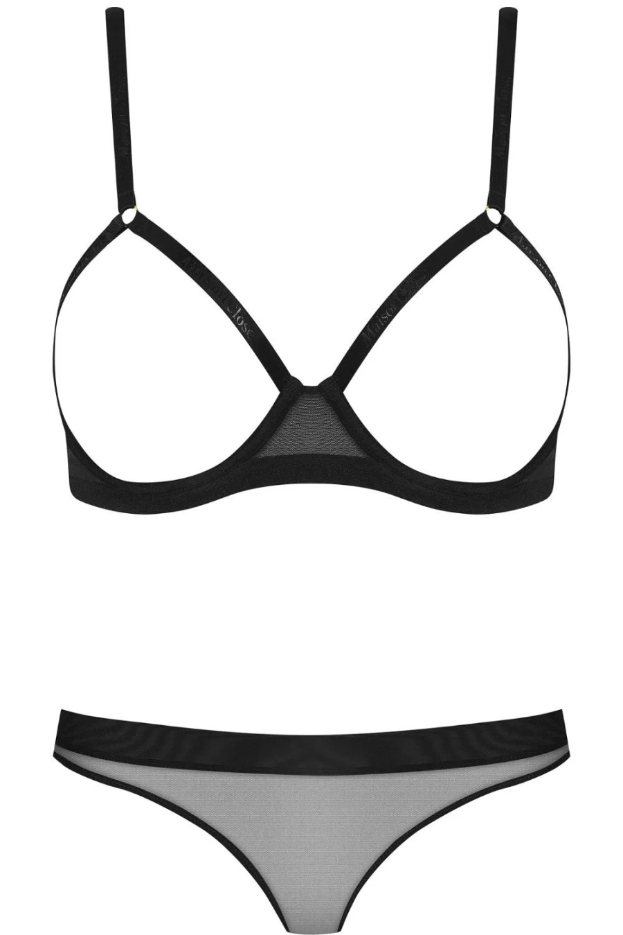 Maison Close Corps A Corset Open Underwire Bra & Brief Set - Lingerie