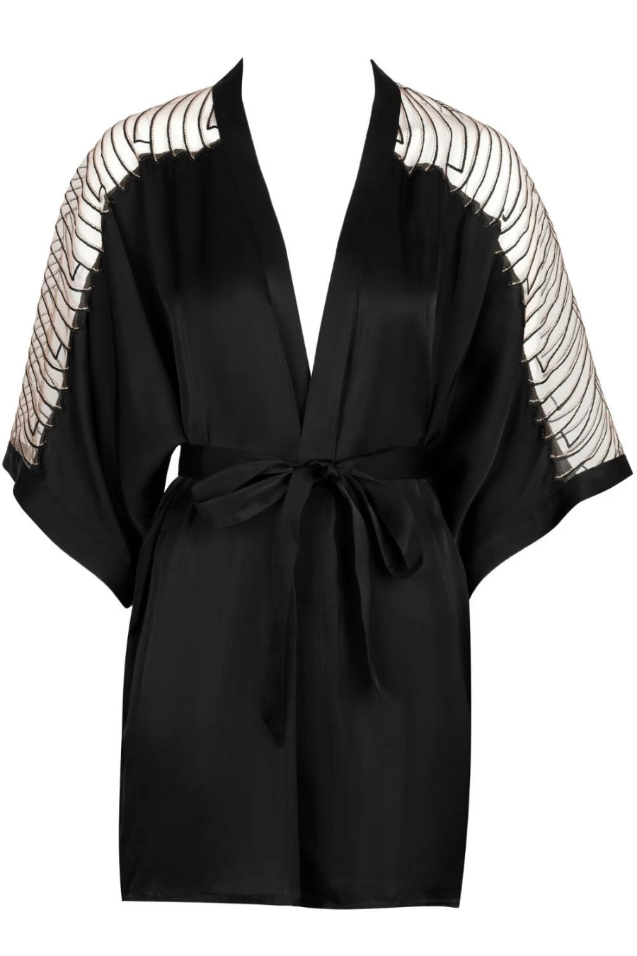 "Atelier Amour Kimono in Cosmic Dream - Elegant Japanese Style Robe"