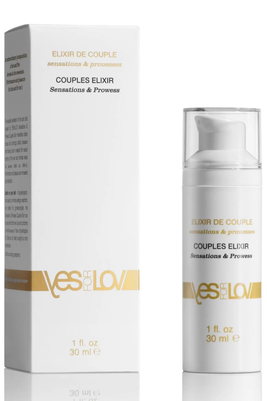 YESforLOV Couples Elixir - 30ml Romantic Perfume Oil for Couples, Long-Lasting Scent, Intimate Connection Fragrance