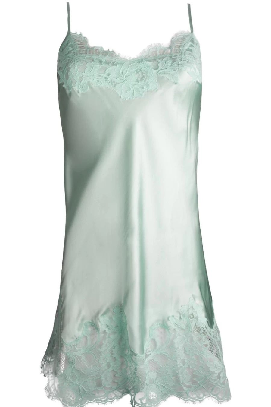 Lise Charmel Amour Nymphea Nightie in Jade Aqua - Luxurious Women's Lingerie