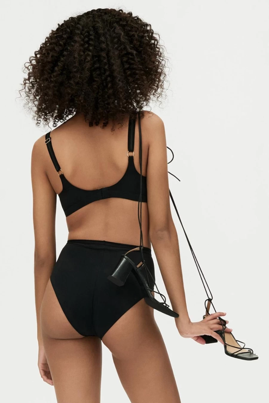 Icone Black Bralette for Women - Comfortable & Stylish Lace Underwear