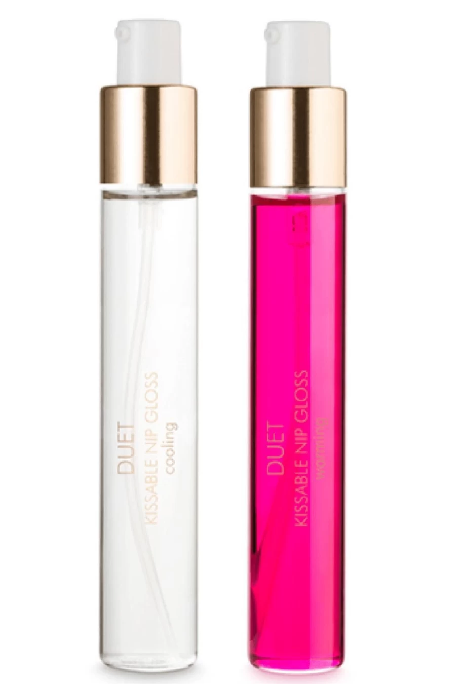 Bijoux Indiscrets Kissable Cooling & Warming Nipple Gloss - 2 x 13ml Dual Sensation Lip & Nipple Gloss