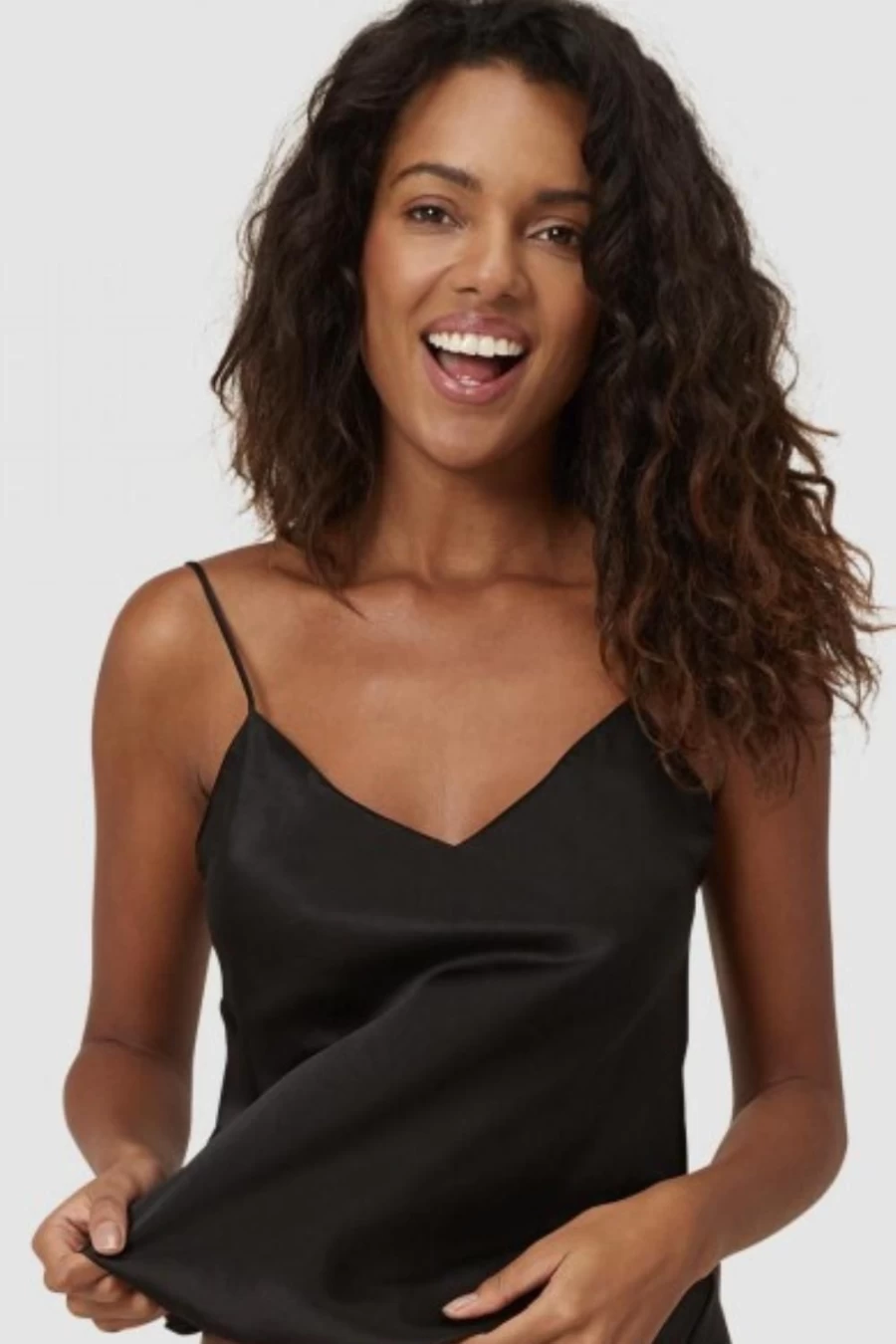 Simone Pérèle Dream Silk Camisole in Black - Luxurious Women's Sleepwear