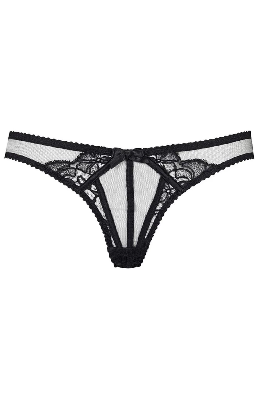 Agent Provocateur Rozlyn Ouvert Black Lingerie Set