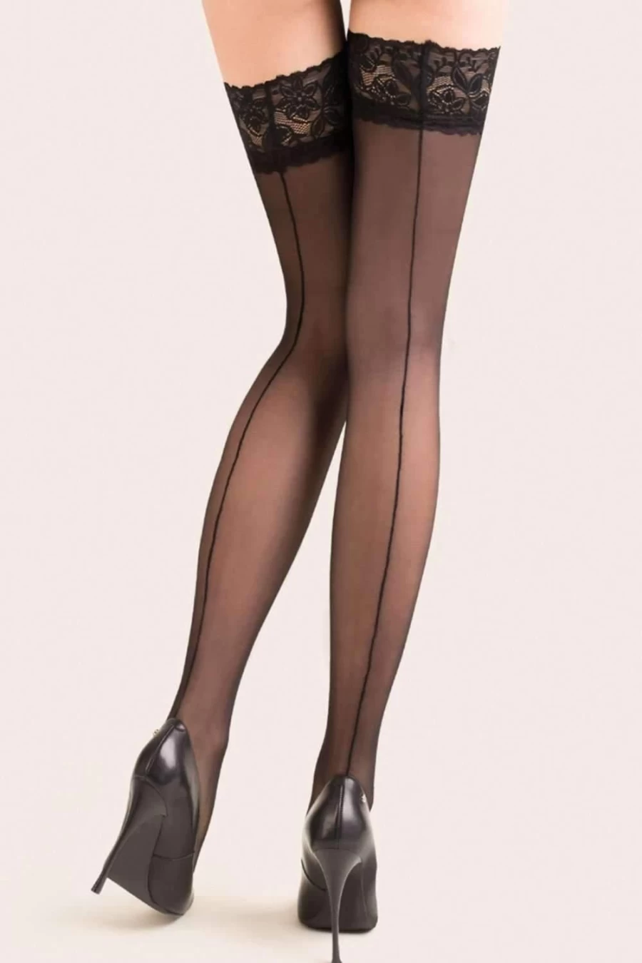 Gabriella Emotion Linette 20 Denier Seamed Hold-Up Stockings for Elegant Style