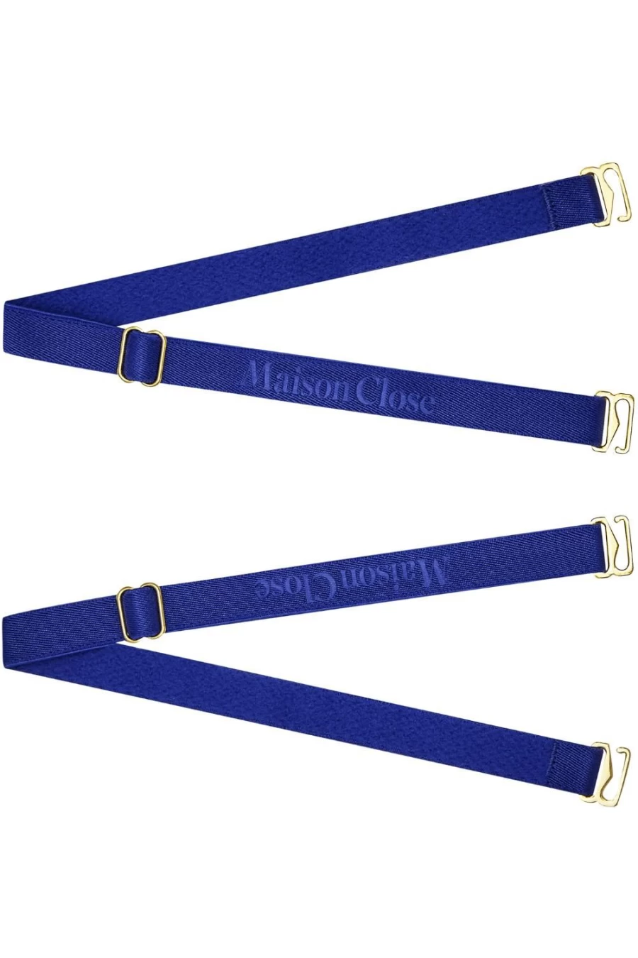Maison Close Neon Blue Signature Thong Straps - Stylish & Comfortable Women's Underwear