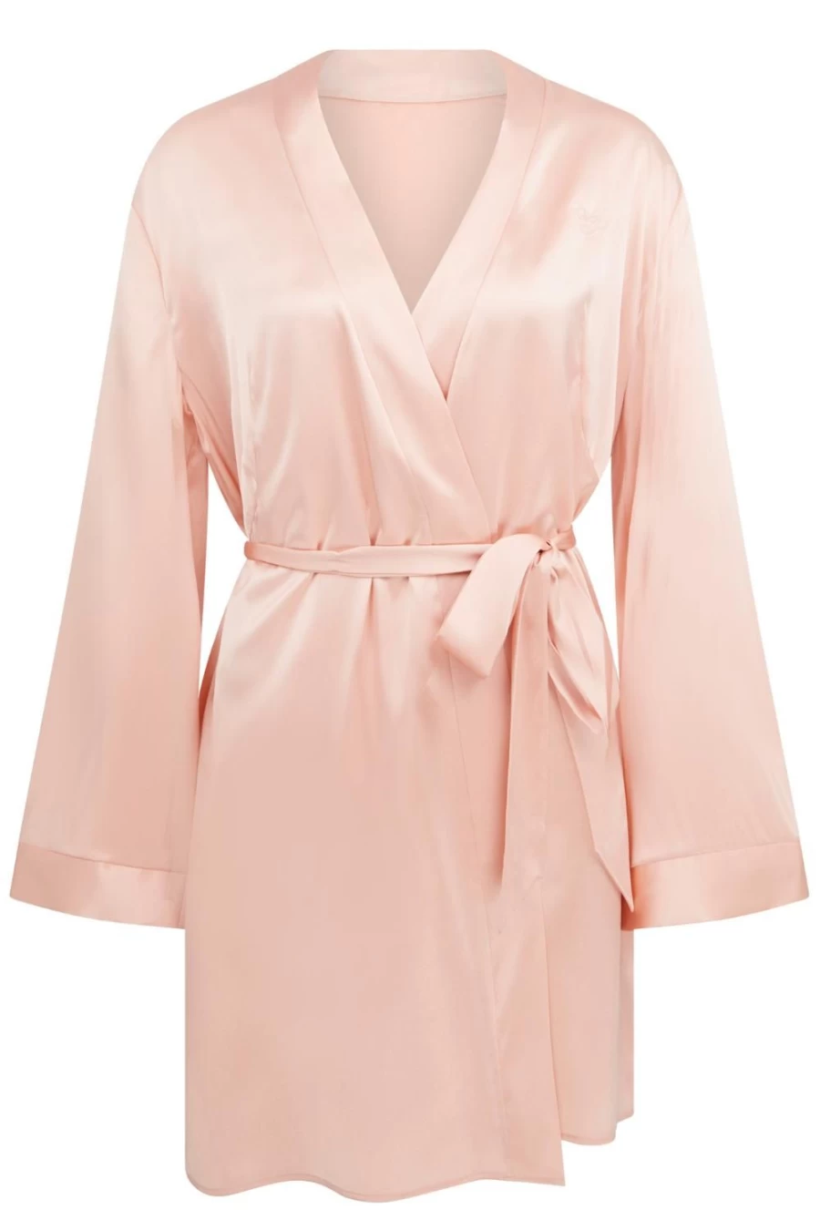 Agent Provocateur Arlette Blush Short Dressing Gown - Luxurious Lingerie Robe