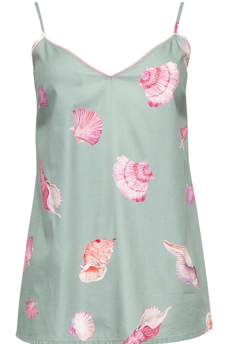 Cyberjammies Coral Shell Print Camisole Top - Multi Color Summer Beachwear