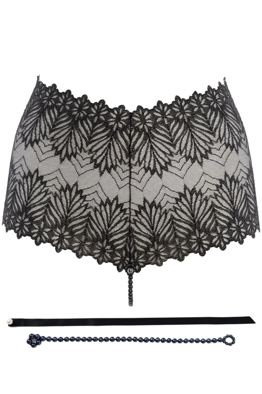 Bracli Destinos Black Panty - Dark Lingerie Briefs for Women