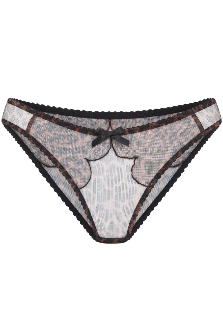 Agent Provocateur Lorna Brief Leopard Print Lingerie Set