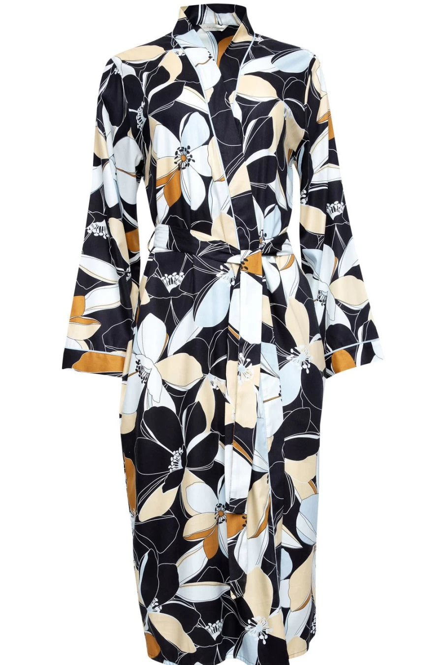 Cyberjammies Women's Multi Floral Print Long Dressing Gown - Beth Style Elegant Loungewear