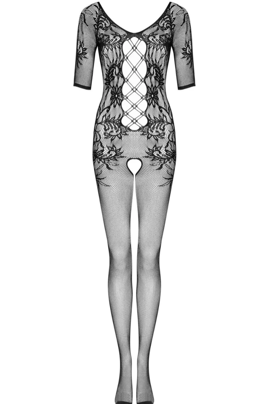 Obsessive F238 Black Bodystocking - Sensual Lingerie for Women