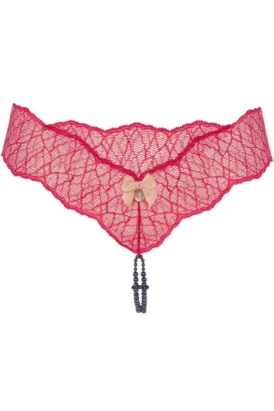 Bracli Red Sydney Dark Double Pearl Thong - Stylish & Comfortable Women's Underwear