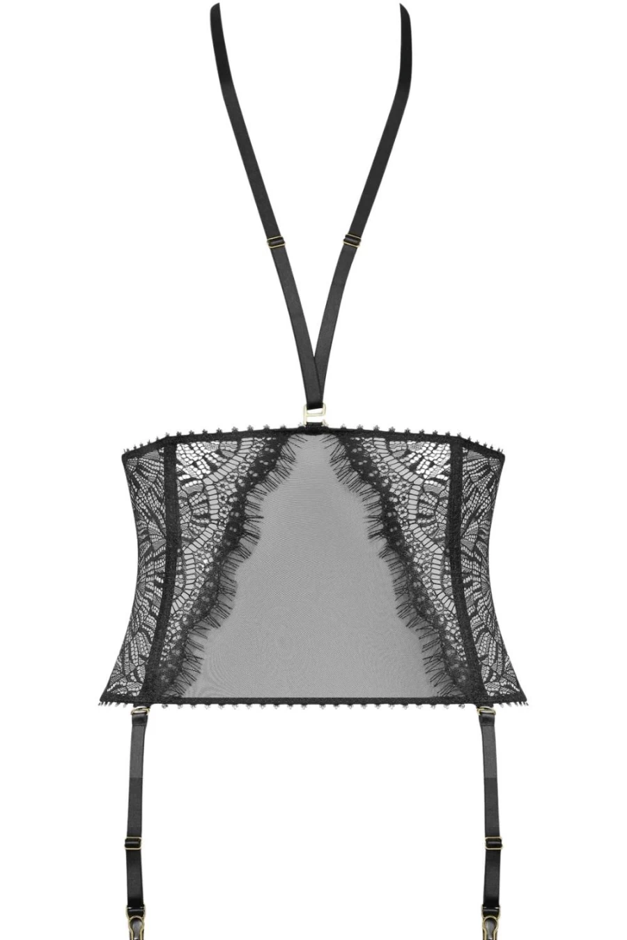Maison Close Black Accroche Coeur Waist Cincher Corset for Women