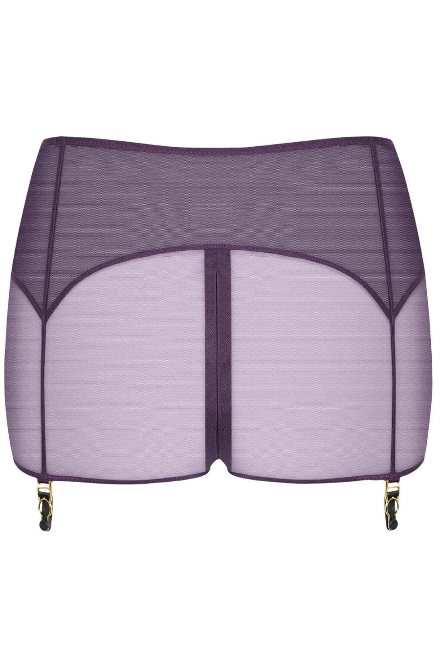 Maison Close Purple L'Amoureuse Zip Shorty - Stylish & Seductive Lingerie
