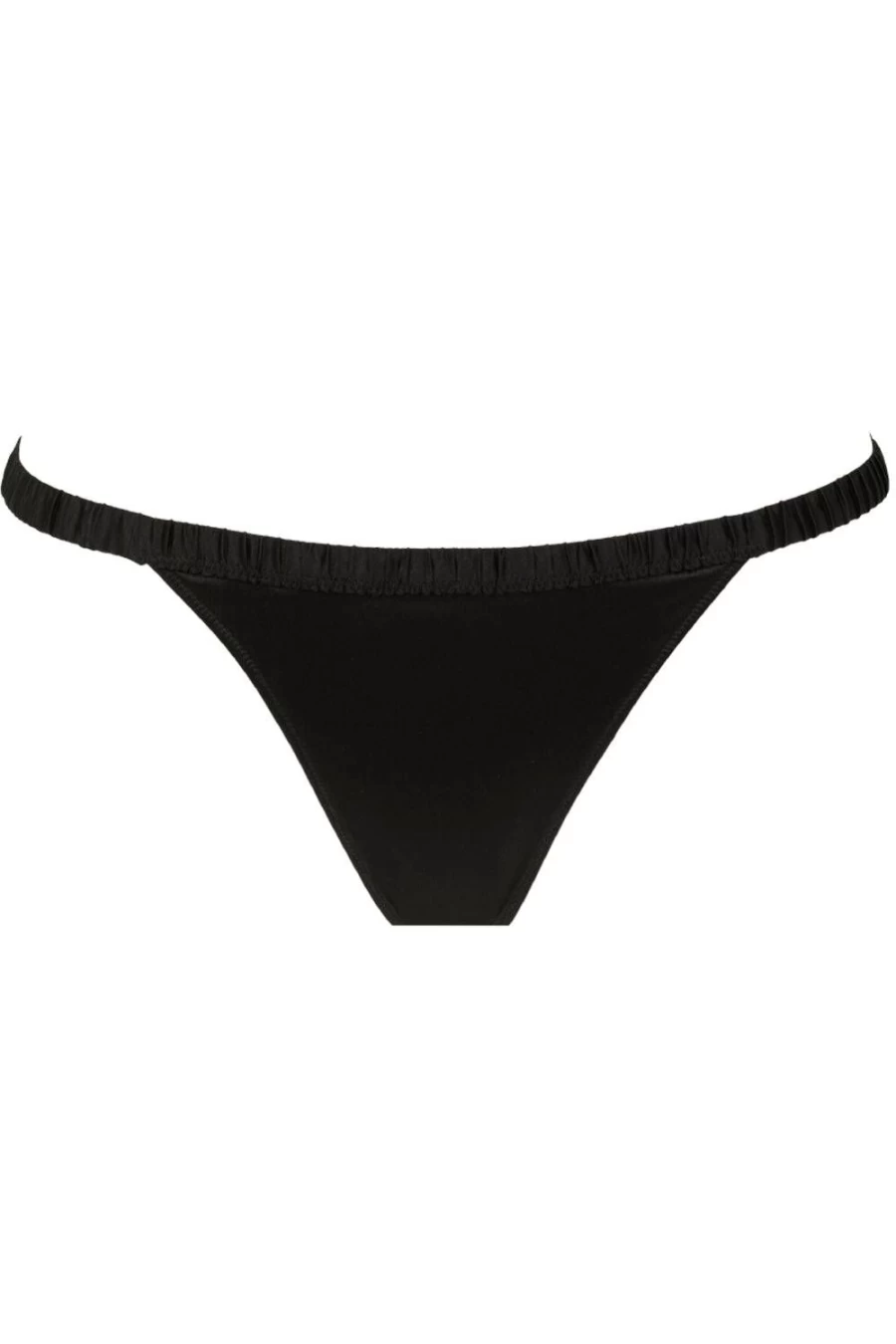 Atelier Amour Black Open Brief Pleaser Lingerie Set