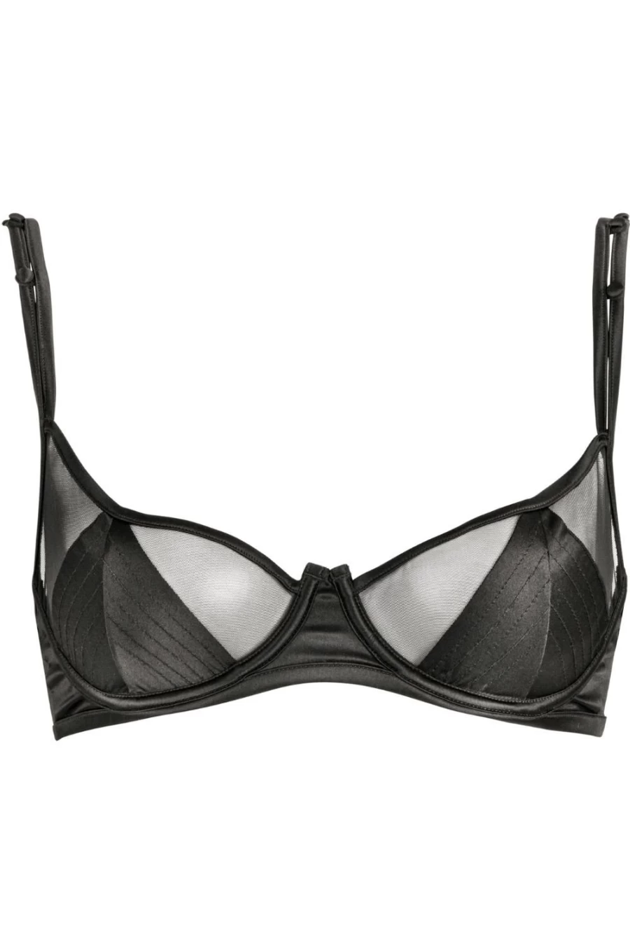 Atelier Amour Douce Insomnie Black Underwired Half Cup Bra Lingerie