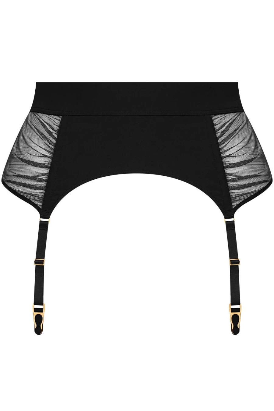 Maison Close Black Nuit Fauve Suspender Belt for Stylish Outfits