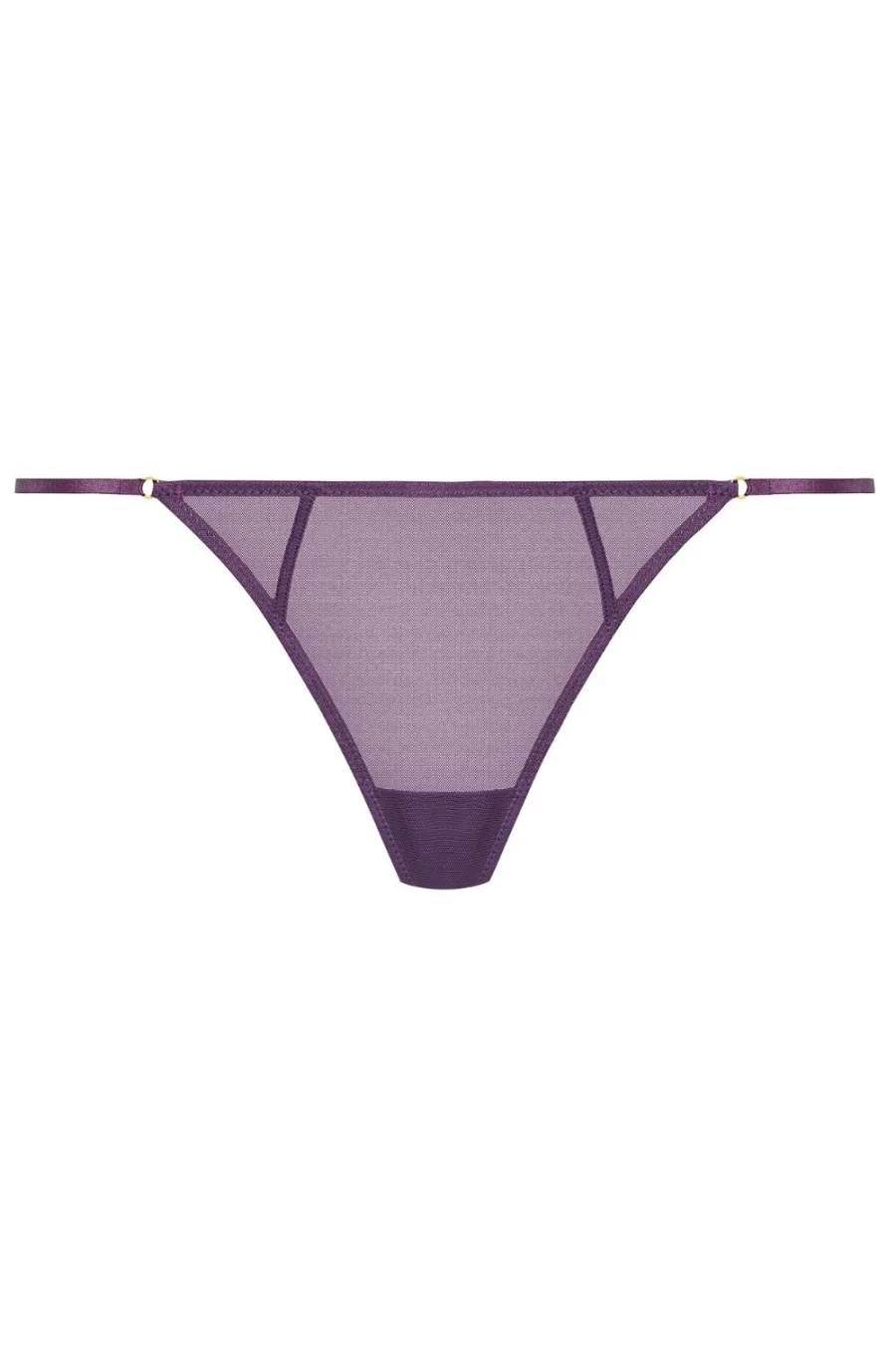 Maison Close Purple L'Amoureuse Mini Thong - Luxury Women's Underwear