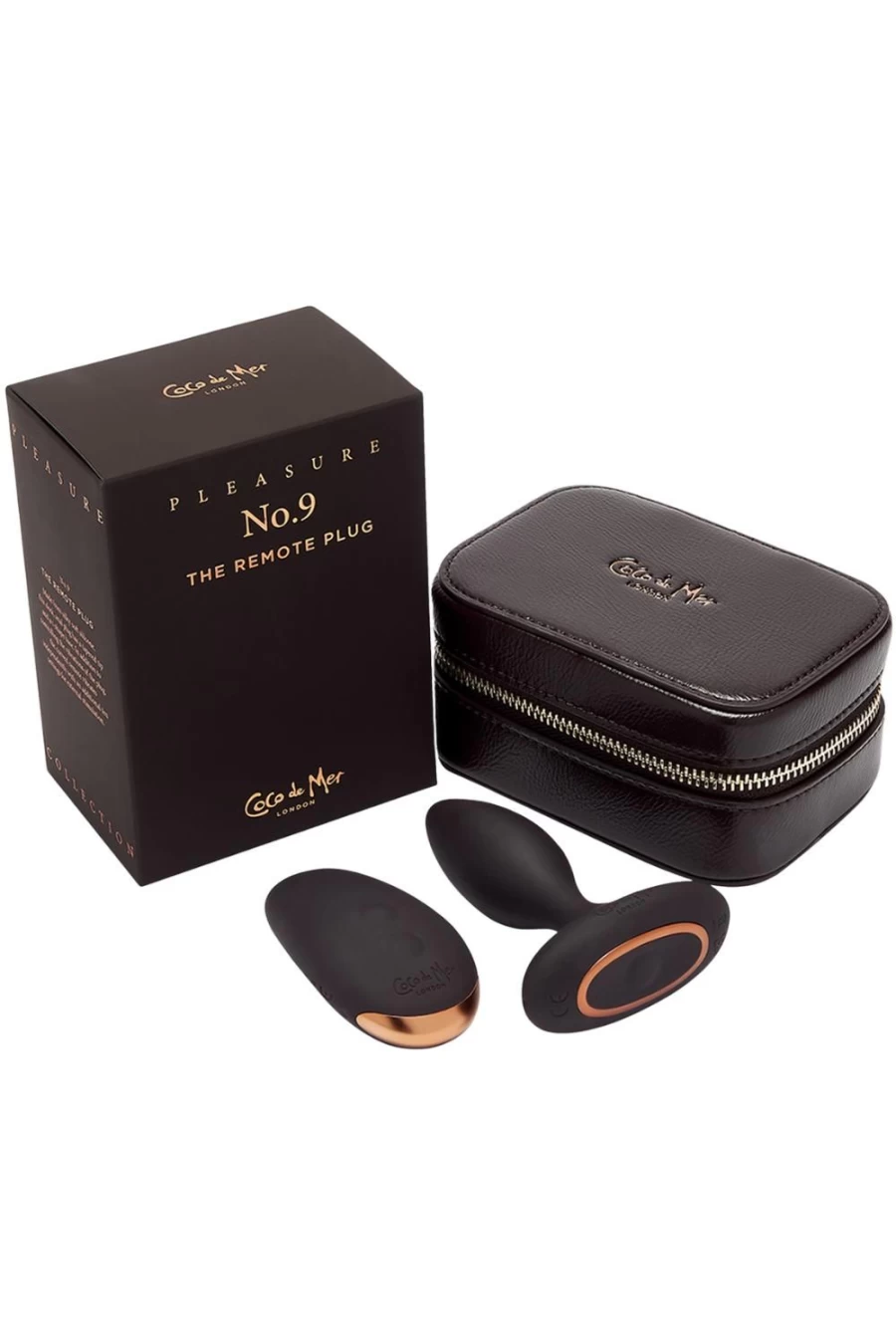 Coco de Mer Brown Leather Number 9 The Plug Adult Toy