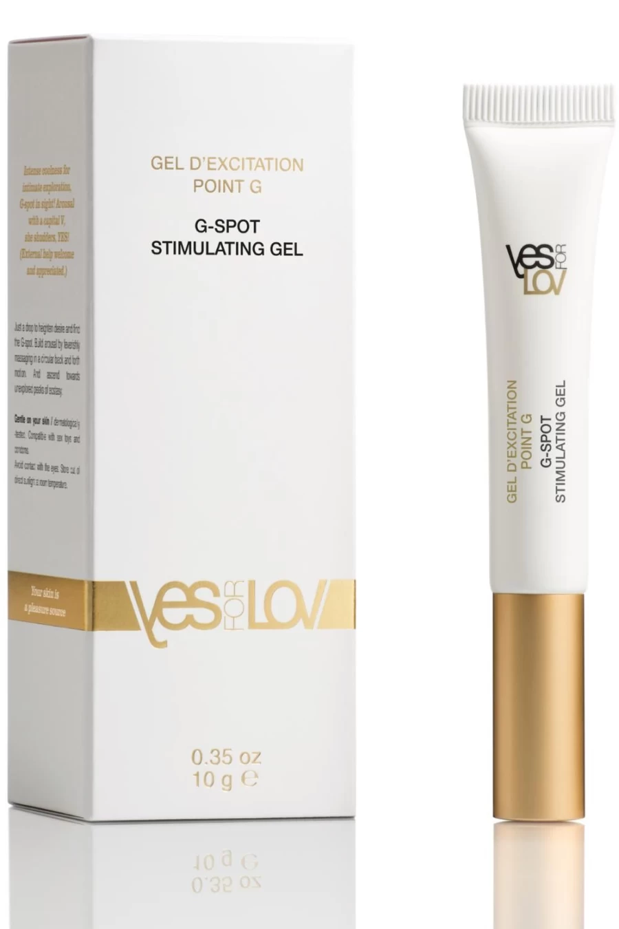 YESforLOV G-Spot Stimulating Gel - 10ml Intense Arousal Enhancer for Women