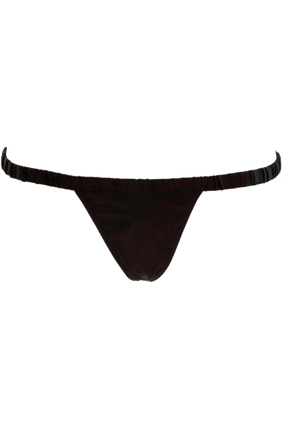 "Atelier Amour Black Open Back Brief - Seductive Lingerie for Women"
