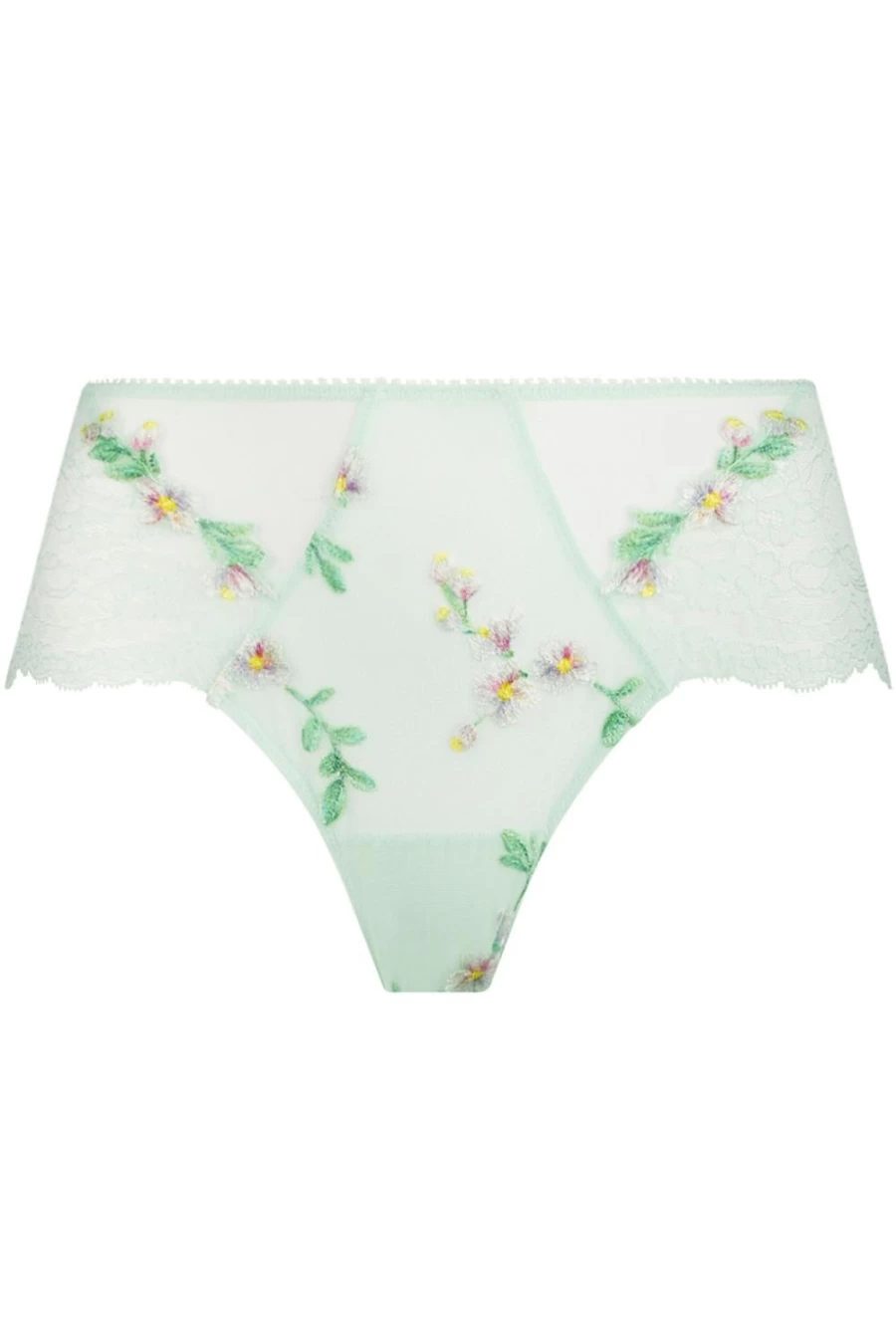 Lise Charmel Amour Nymphea Shorty Lingerie Set in Jade Aqua