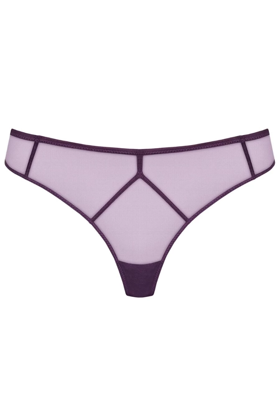Maison Close Purple L'Amoureuse Open Back Brief - Sensual Women's Underwear