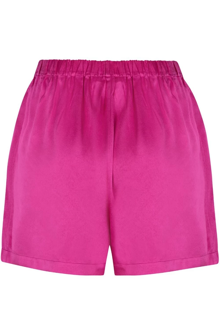 Love Stories Pink Satin Boxer Shorts for Women - James Style Luxury Underwear